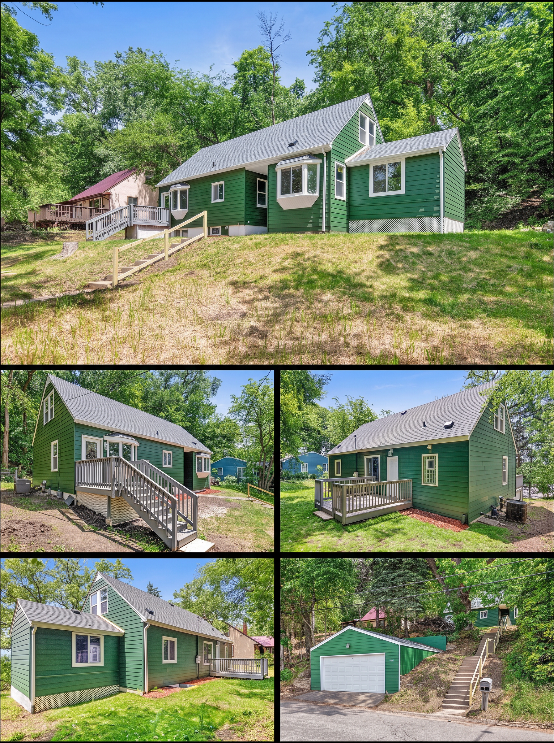 Completed 820 Point Douglas Road exterior from multiple angles